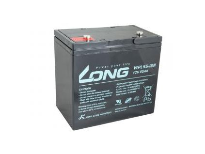 LONG baterie 12V 55Ah M6 LongLife 12 let