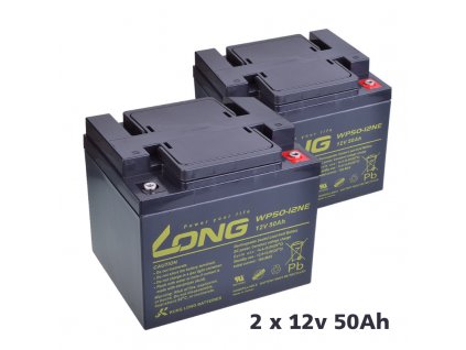 Sada 2x Long 12V 50Ah (WP50-12NE)