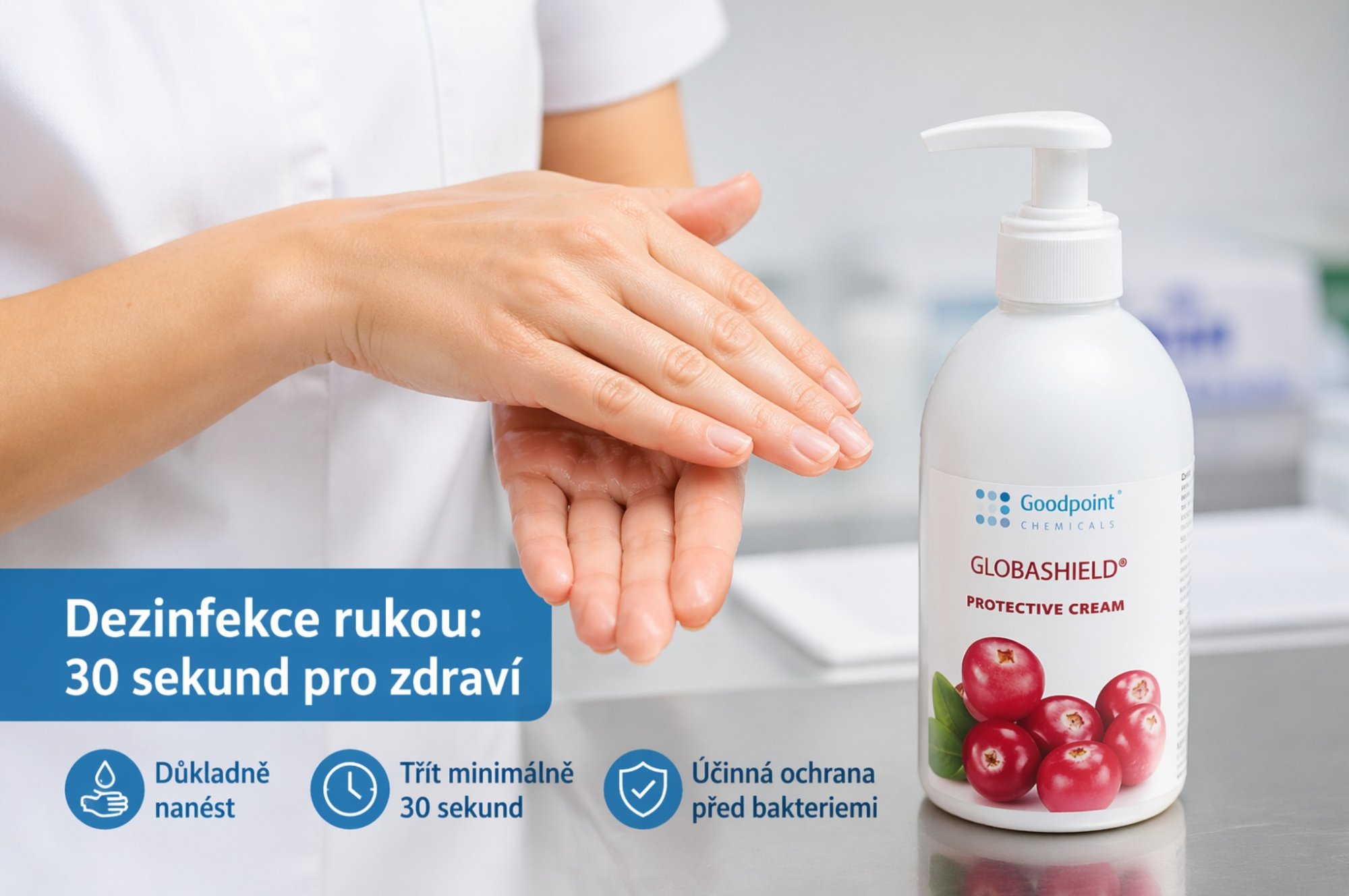 Jak dlouho dezinfikovat ruce? Správná doba a účinek