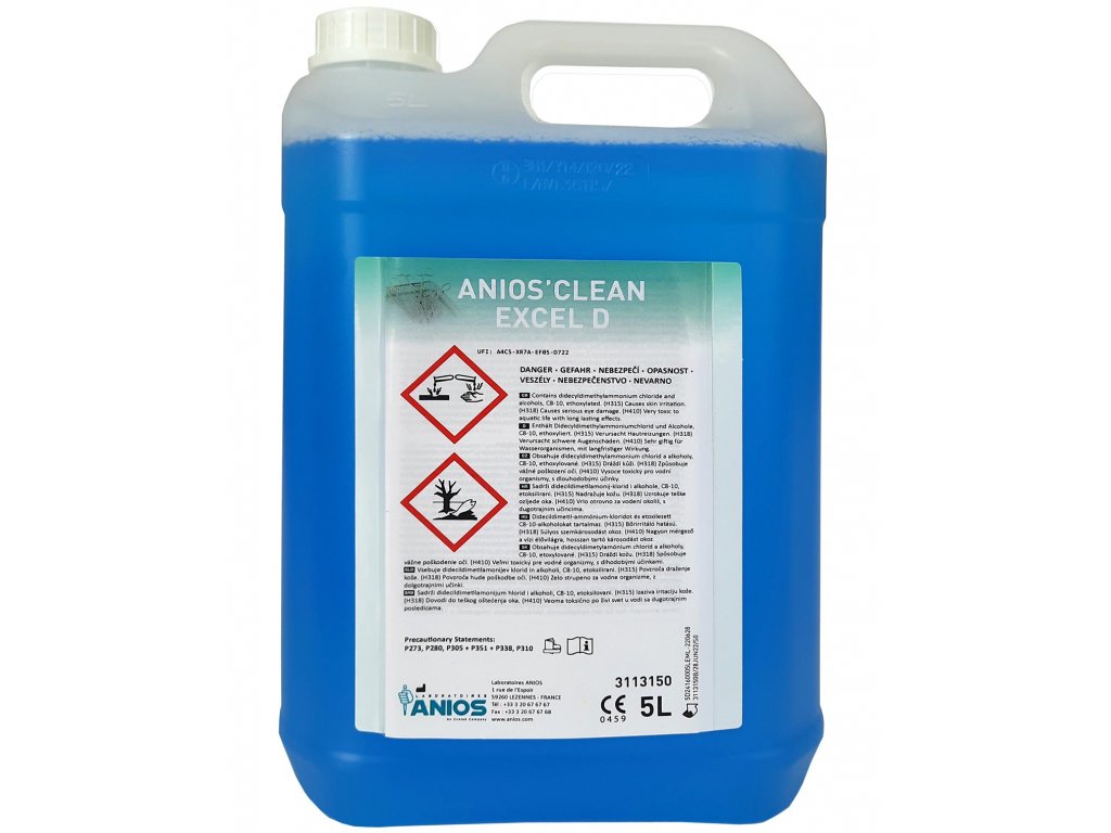 Dezinfekce nástrojů s ANIOS´CLEAN EXCEL 5 l