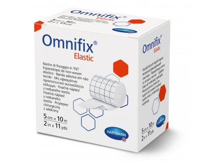 OMNIFIX Elastická Náplast z netkané textilie - hypoalergenní a prodyšná náplast pro komfortní a efektivní fixaci obvazů, vhodná pro citlivou pokožku.