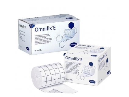 Fixační náplast OMNIFIX E připravená k použití ve zdravotnickém provozu