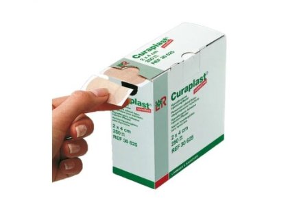 Náplast Poinjekční Curaplast 2×4 cm – detail balení