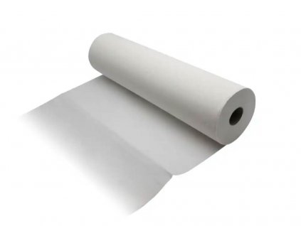 Mikroembossovaný Dvouvrstvý Papír na Vyšetřovací Lůžko (Bílý) 59cm x 50m