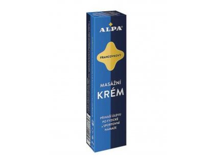 Balení Alpa Francovkový Masážní Krém 40 g – péče o záda a svaly