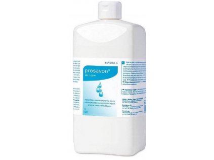 Prosavon 1L tekuté mýdlo s antibakteriální přísadou pro hygienické mytí rukou.