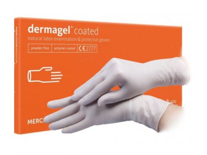 Balení Dermagel latex bez pudru – 100 ks