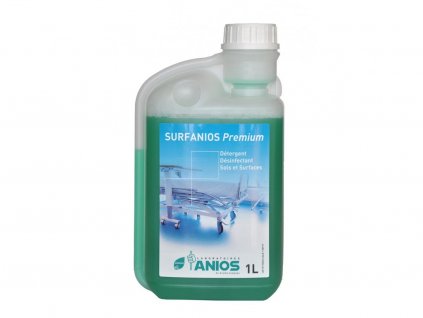 SURFANIOS PREMIUM 1L od ANIOS pro efektivní dezinfekci povrchů, ekologický a bezpečný pro různé typy povrchů, zajišťuje čistotu.