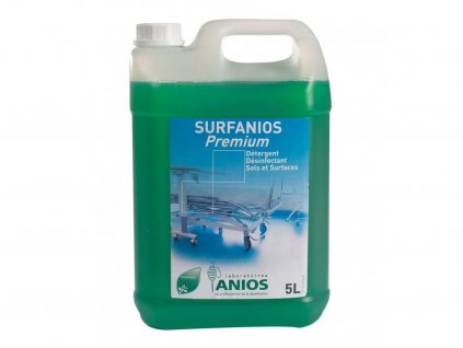 SURFANIOS PREMIUM 5L od ANIOS pro efektivní dezinfekci povrchů, ekologický a bezpečný pro různé typy povrchů, zajišťuje čistotu.