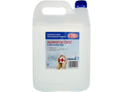 DEZIPOWER 5l dezinfekční čistič s květinovou vůní, efektivní náhrada zaDisinfekto, pro hloubkové čištění a dezinfekci.