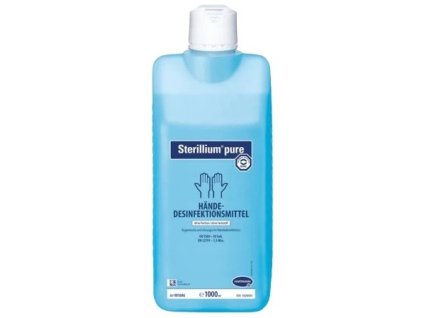 Sterillium Pure 1000 ml – dezinfekce na ruce bez parfemace.
