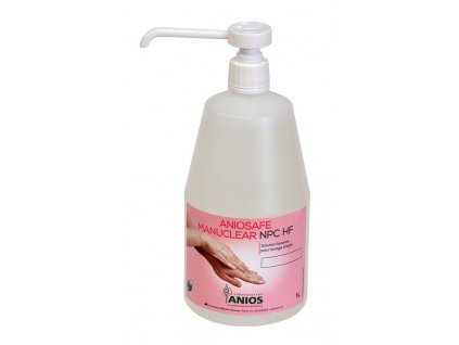 ANIOSAFE MANUCLEAR 1L - profesionální antiseptické mýdlo s dávkovačem pro hygienickou čistotu a šetrnou péči o pokožku