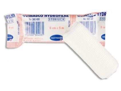 Balení hydrofilního sterilního obinadla 8 cm – praktické řešení pro každodenní péči