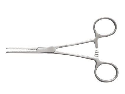 Svorka Pean rovná 24 cm připravená k použití