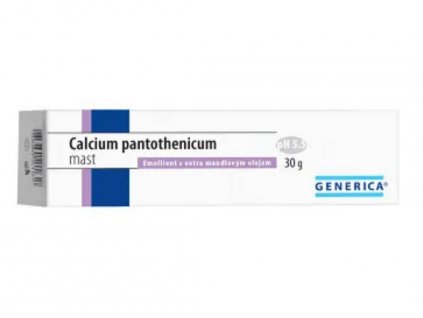 Calcium Pantothenicum Generica 30g krém pro podporu hojení a promaštění pokožky.