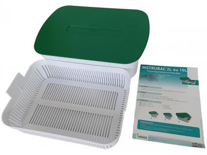 Dezinfekční box 2 l připravený k použití ve zdravotnickém provozu