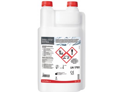 Discleen Extra 1L je profesionální dezinfekce povrchů pro zdravotnictví, laboratoře a sociální péči. Široké spektrum účinku, snadná aplikace bez ředění.