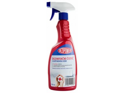 DEZIPOWER 750ml Dezinfekční Čistič kombinuje silné antibakteriální účinky s osvěžující květinovou vůní