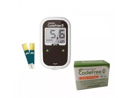 Glukometr SD CodeFree set pro domácí měření cukru