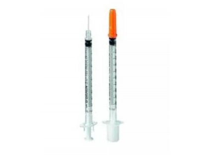Inzulinová stříkačka 0,5 ml 29G U100 v hygienickém obalu