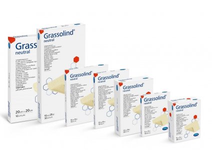 Grassolind Neutral 10×10 cm sterilní mastný kompres v hygienickém obalu