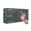 Rukavice Vinylex velikost S bez pudru, balení 100 ks - ideální pro zdravotnictví, kosmetiku a čištění, bezpečné a pohodlné.