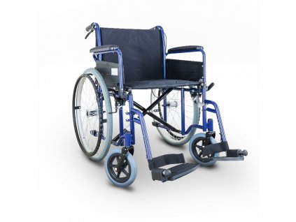 Invalidní vozík s brzdou pro doprovod New Classic DB - SIV š. 45 cm (Šířka sedáku 45)