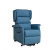 Elektrické polohovací relaxační křeslo Lady Fit modrá