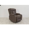 Mad Diamond elektrické relaxační polohovací křeslo pro seniory MD-28 hnědá koženka