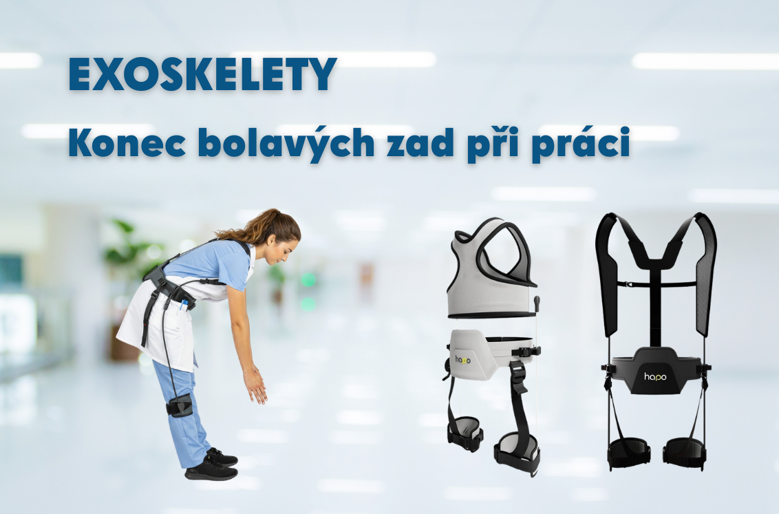 Exoskelety - konec bolavých zad při práci