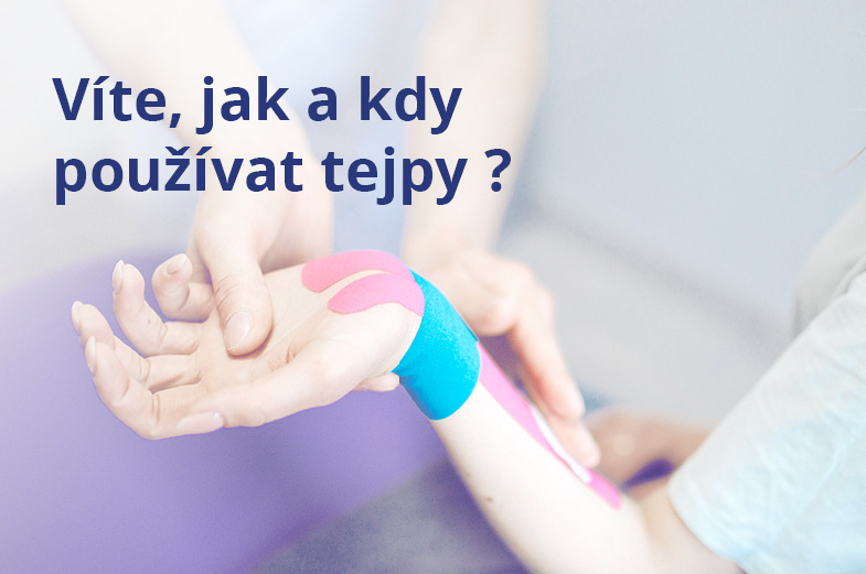 Víte, jak a kdy používat tejpy?