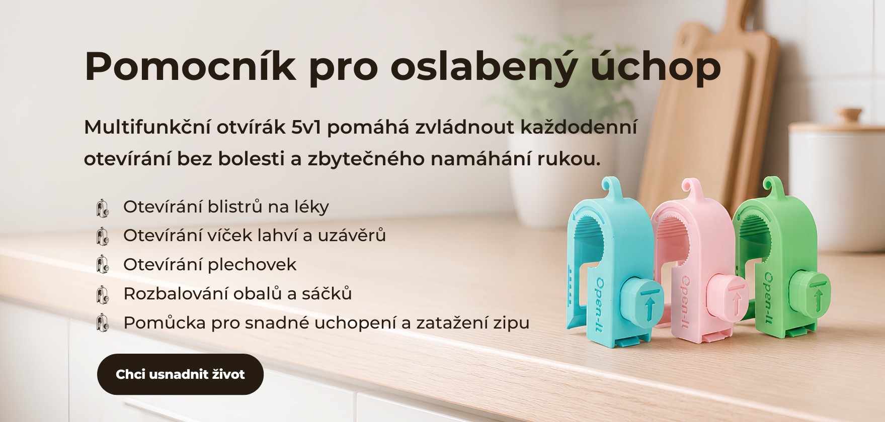 Open It multifunkční otvírák 5v1