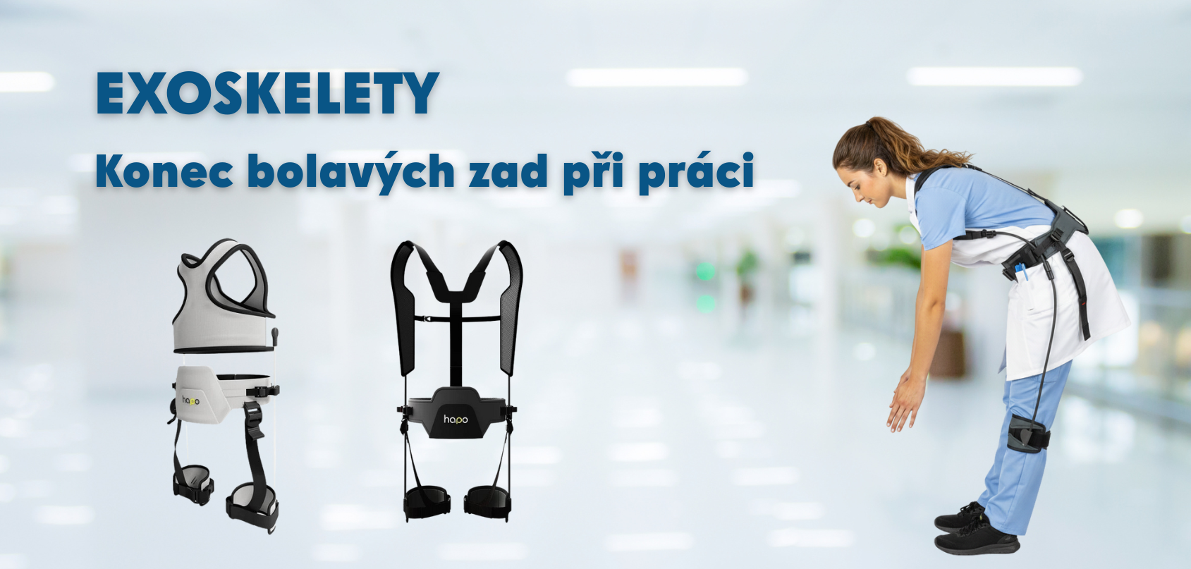 Exoskelety - konec bolavých zad při práci