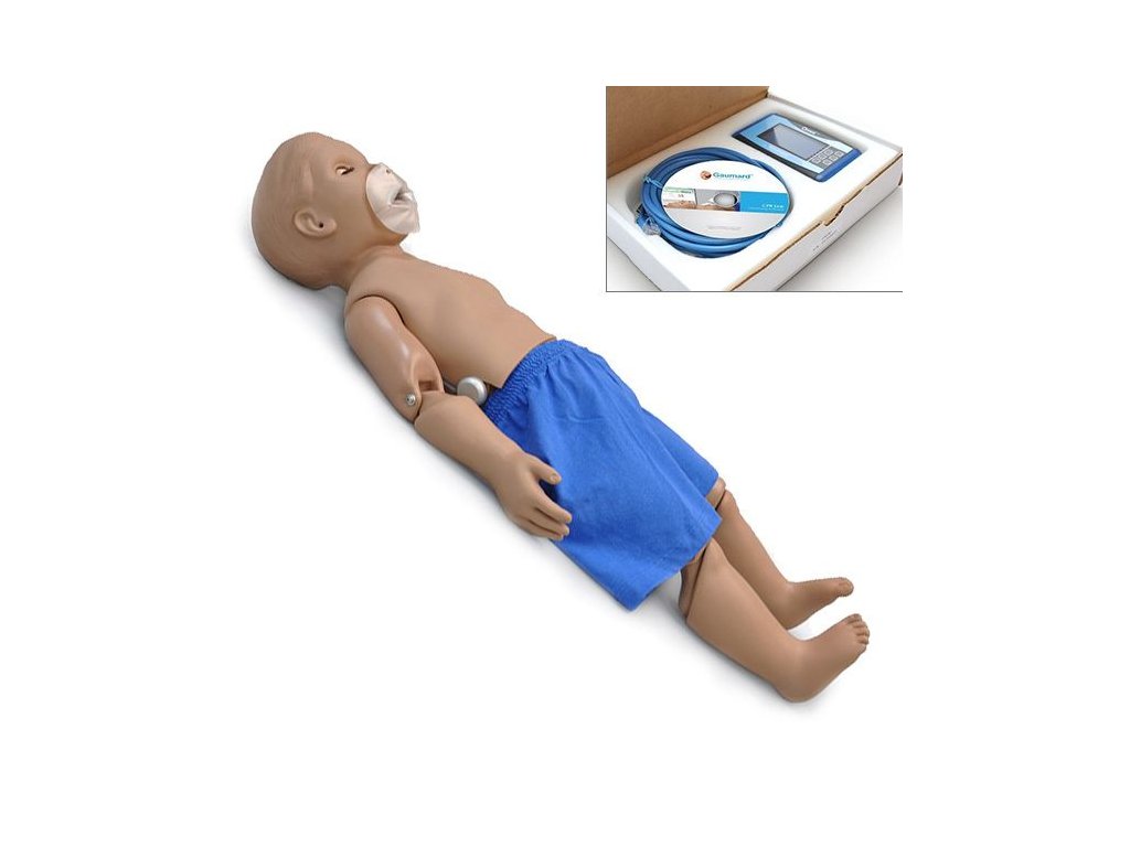 S112 - Simulátor pro výuku CPR a traumatické péče – roční dítě + OMNI Code Blue Pack
