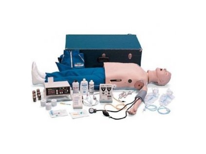 Dospělá figurína pro nácvik krizových stavů s interaktivním EKG simulátorem a tiskárnou