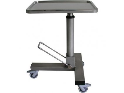 Nerezový instrumentační stolek s hydraulickým přestavením výšky
