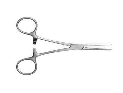 Peán - chirurgické cévní svorky, rovné, 14 cm