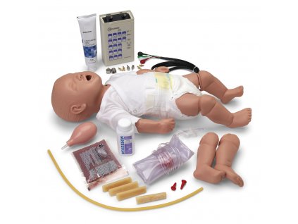 Pediatrická figurína s EKG simulátorem
