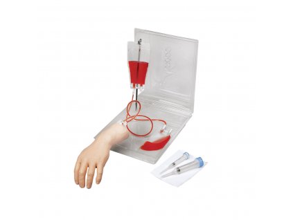 Přenosný injekční model ruky
