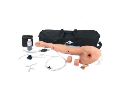 Model paže s kontrolou krvácení