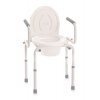 Klozetové křeslo do sprchy se sklopnými područkami