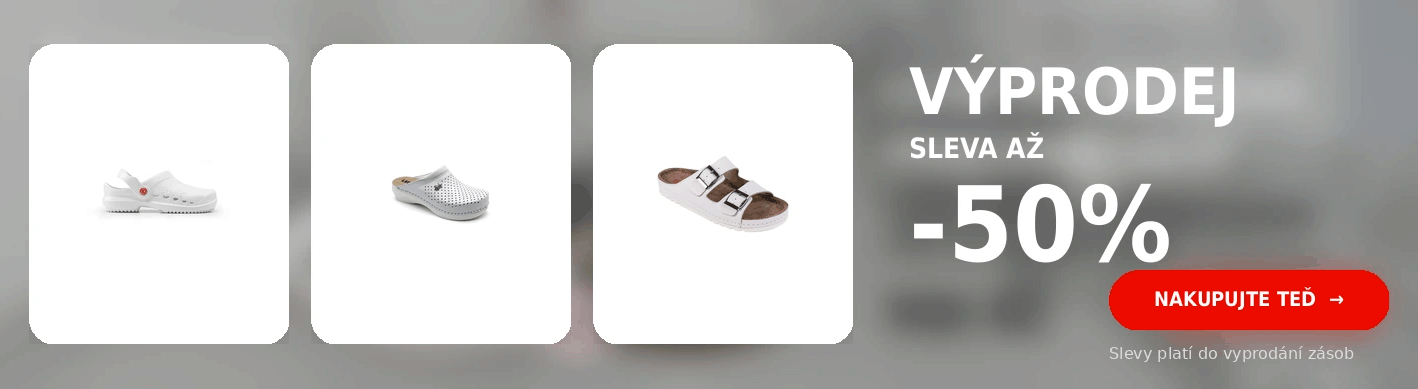Výprodej zdravotní obuvi a oblečení - sleva 50%