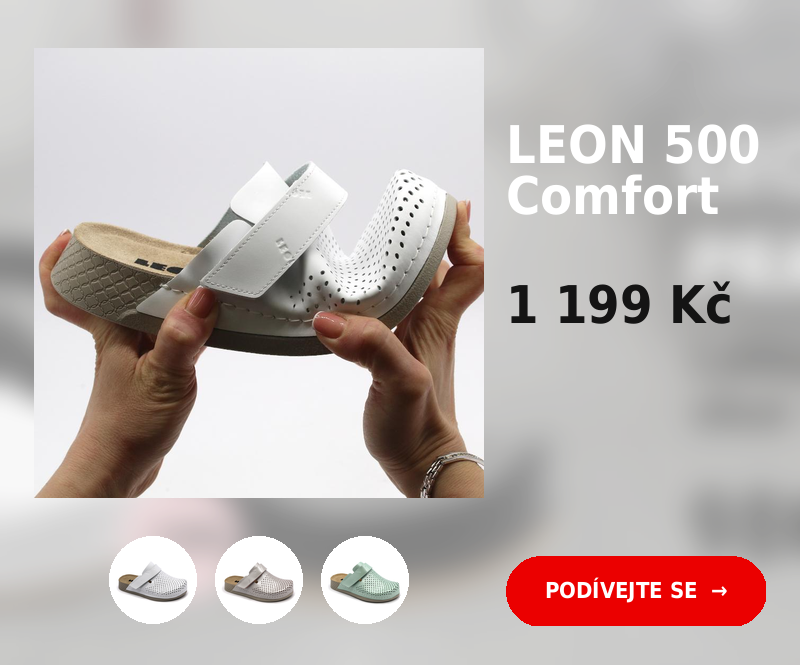 LEON 500 Comfort Dámská pracovní kožená zdravotní obuv