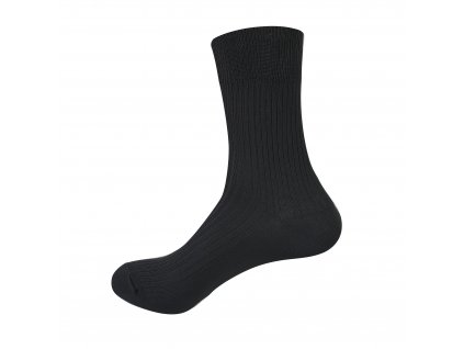 ponožky žebro černé