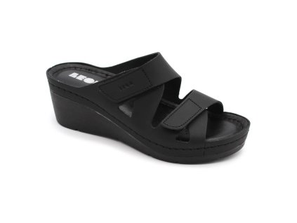 damska obuv na klinku leon 1004 cerna preview