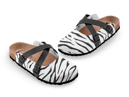 damska obuv for care 101066 potisk zebra preview
