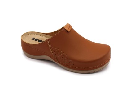 Leon 930 Dámská kožená obuv vel. 41 - hnědá