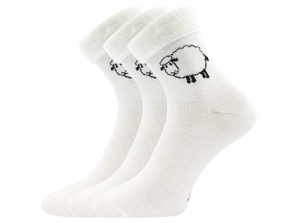 zimni ponozky oveckana smetanova preview