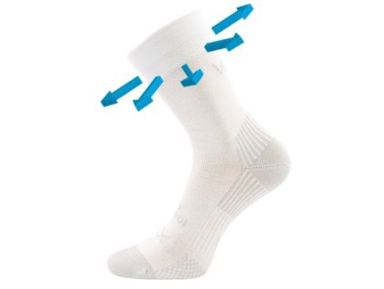 tenke ponozky merino OPTIMUS bila preview