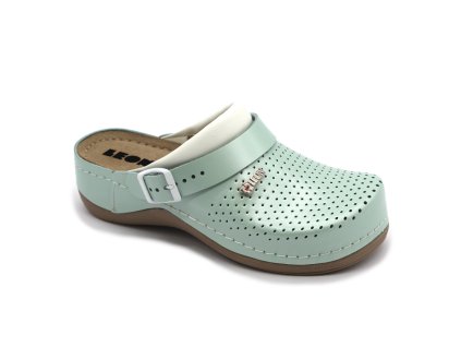 damska kozena obuv LEON 991 zelena preview